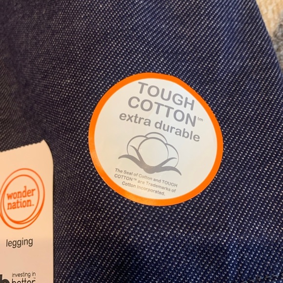 Girls size 8 denim leggings NWT - Picture 2 of 3